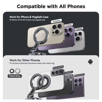 Magnetic Dashboard Mount N55 — 360° Rotation for iPhone & Android